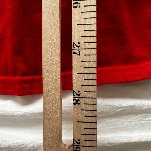 Grandpa Elf Christmas T-Shirt Red Gildan Softstyle Ring Spun Cotton 3XL - Picture 8 of 8